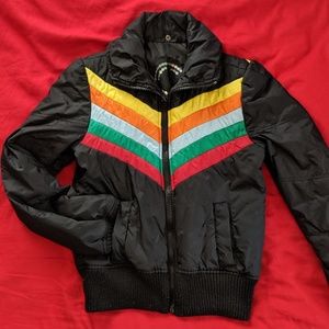 70s style puffer jacket